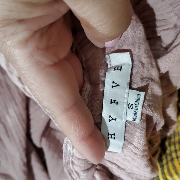 ROSE PINK ROMPER JUMPSUIT Harem SMALL SQUARE NECK  SPAGHETTI STRAP Pastel - Picture 11 of 12